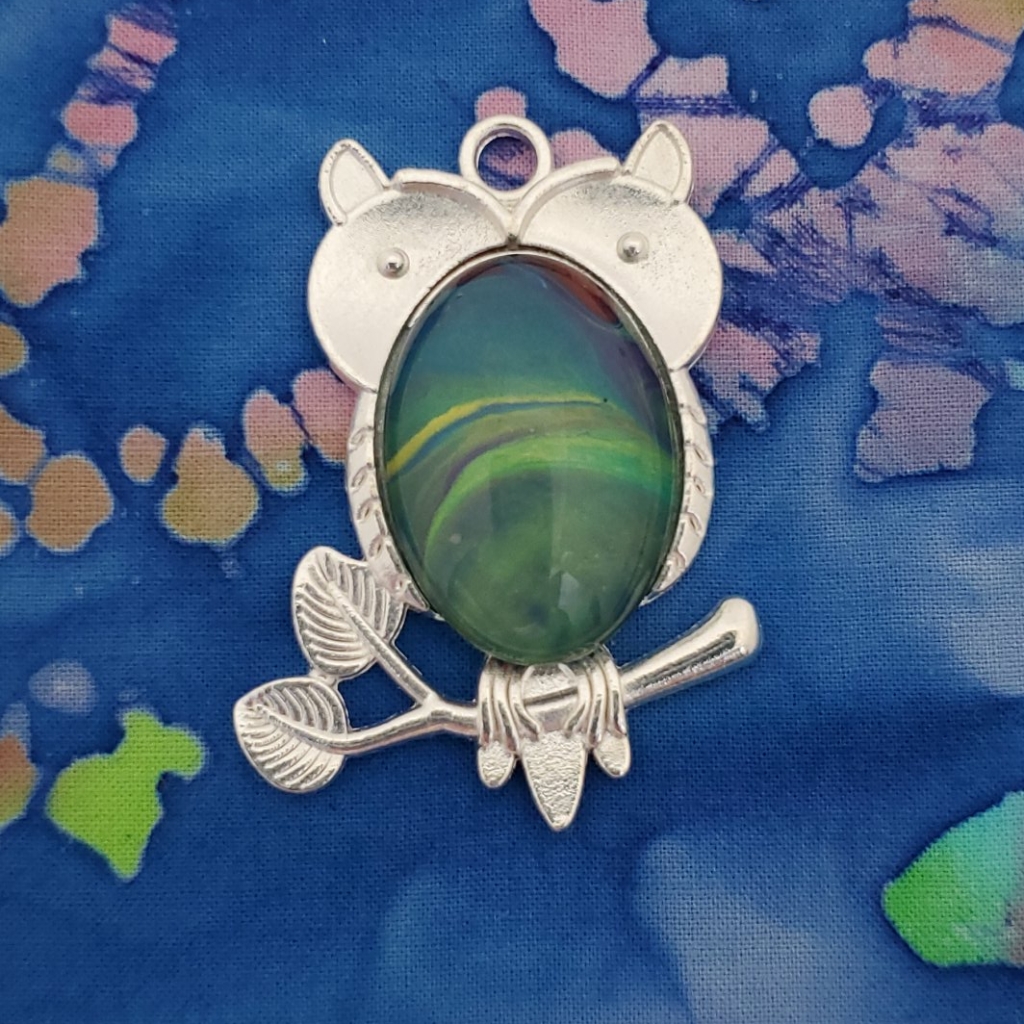 Handmade Owl Pendant Necklace 16$